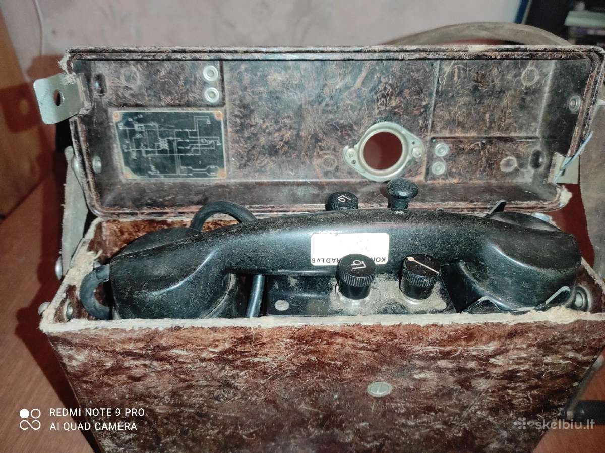 Militaristika švedų telefonas - nuotraukos Nr. 4