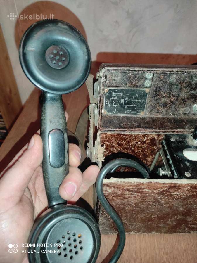 Militaristika švedų telefonas - nuotraukos Nr. 6