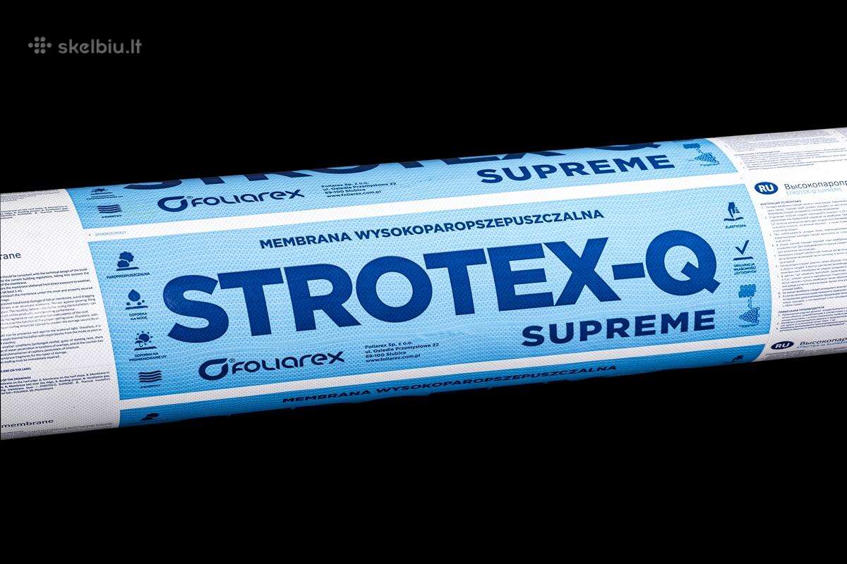 Difuzinė plėvelė Strotex Q Supreme 2k -1.13 eu/m2! - nuotraukos Nr. 5