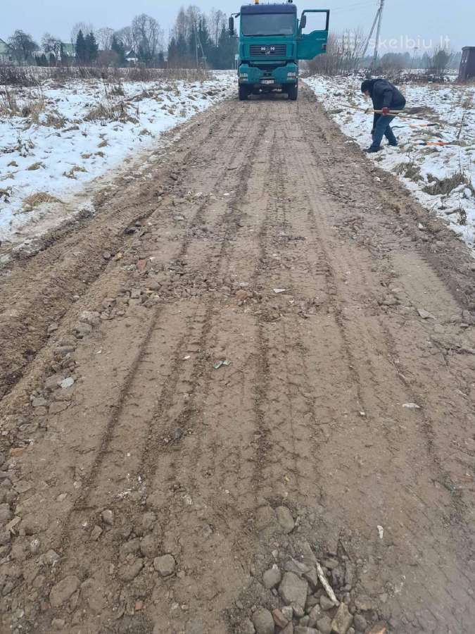 Žvyras Smėlis Juodžemis Savivarčio6x6nuoma betonas - nuotraukos Nr. 30