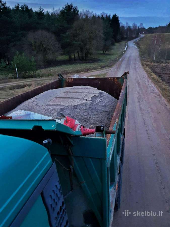 Žvyras Smėlis Juodžemis Savivarčio6x6nuoma betonas - nuotraukos Nr. 32