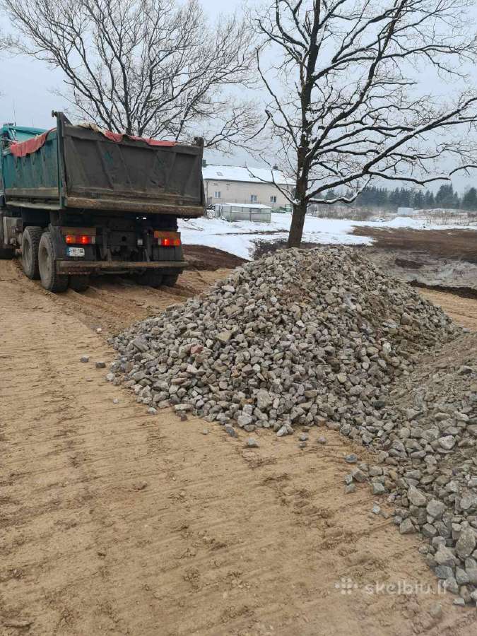 Žvyras Smėlis Juodžemis Savivarčio6x6nuoma betonas - nuotraukos Nr. 33