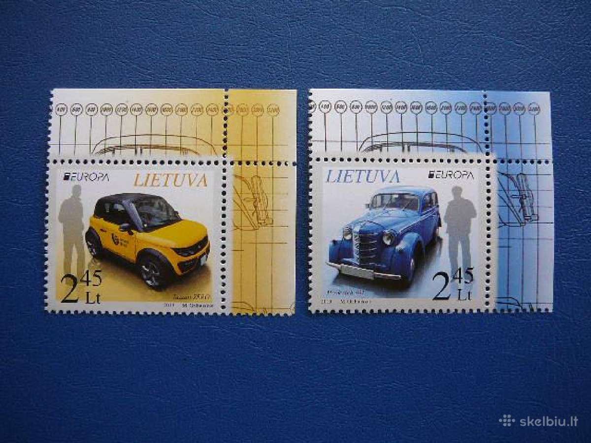 Lietuva 2013 Europa Automobiliai lit1131k