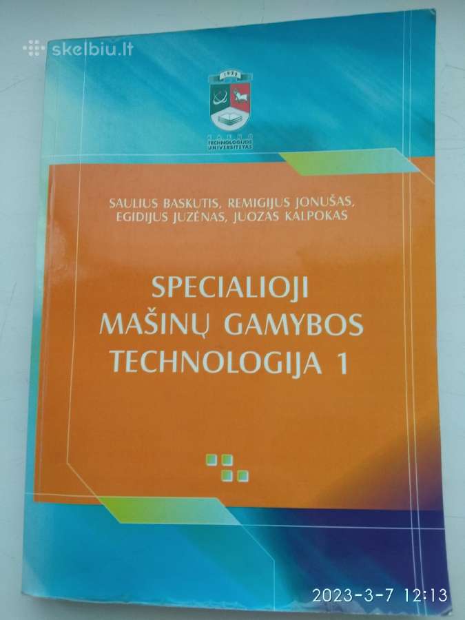 Specialioji mašinų gamybos technologija