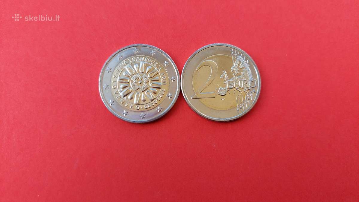 Slovakija 2023m. 2 € “Pirmasis kraujo perpylimas“