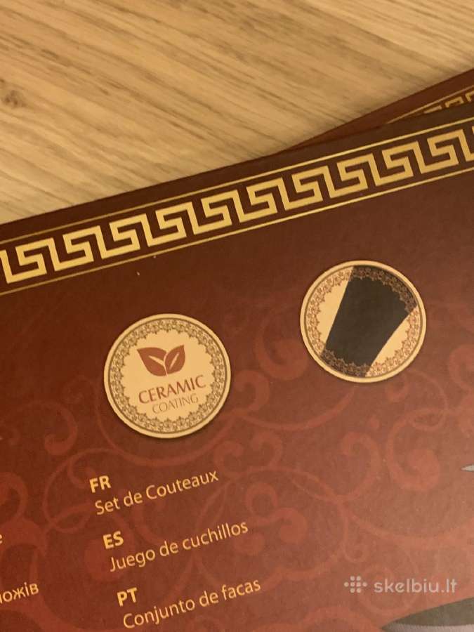 Virtuvinių peilių ir įrankių rinkinys - nuotraukos Nr. 5