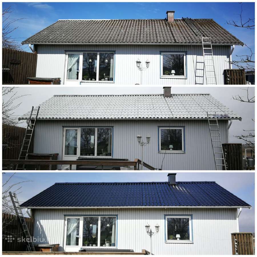 Stogų dažymas - nuotraukos Nr. 15