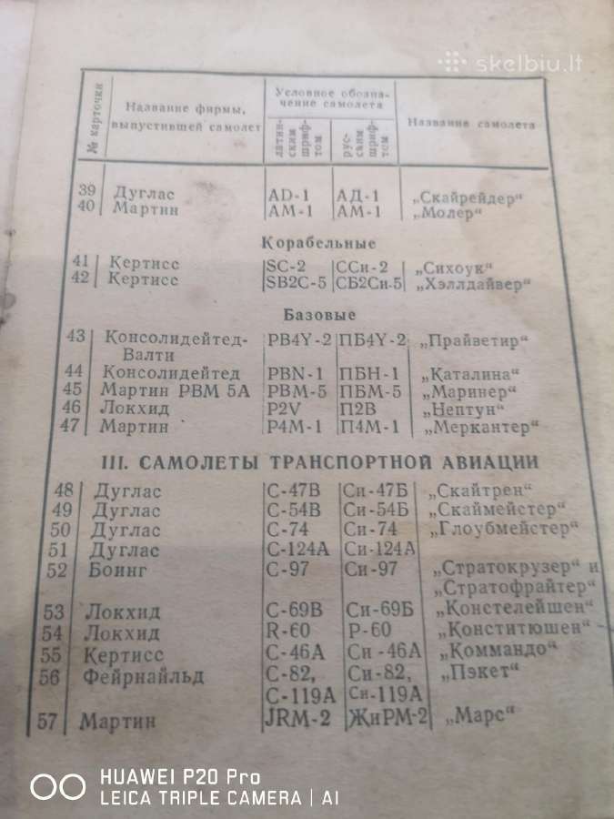 Amerikiečių lėktuvų siluėtu kortelės - nuotraukos Nr. 5