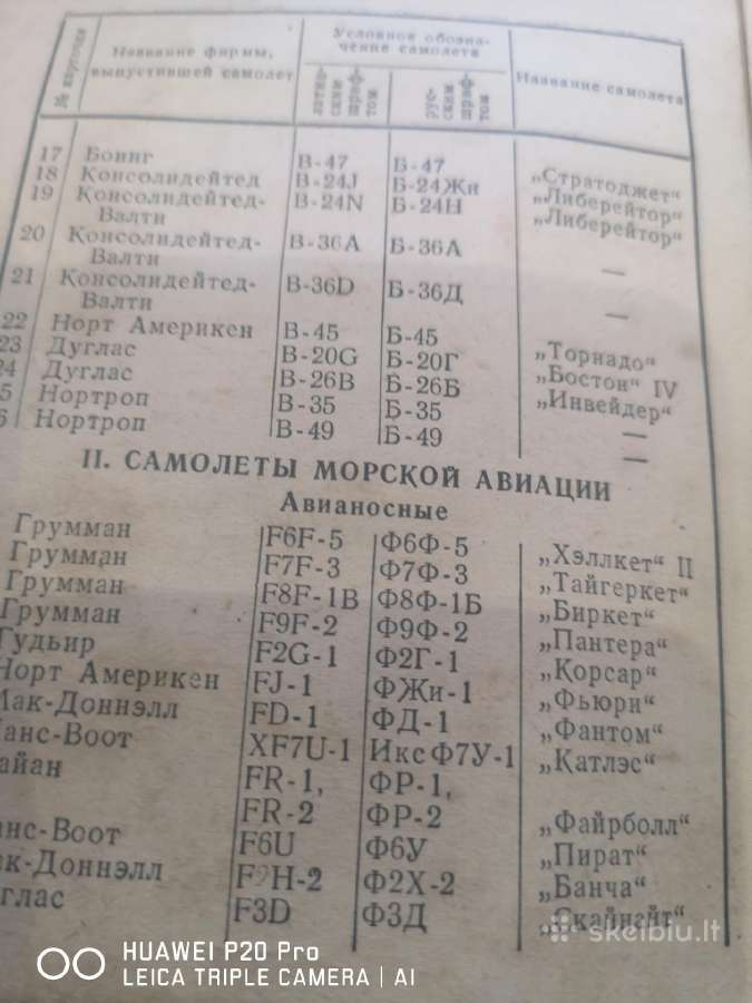 Amerikiečių lėktuvų siluėtu kortelės - nuotraukos Nr. 6
