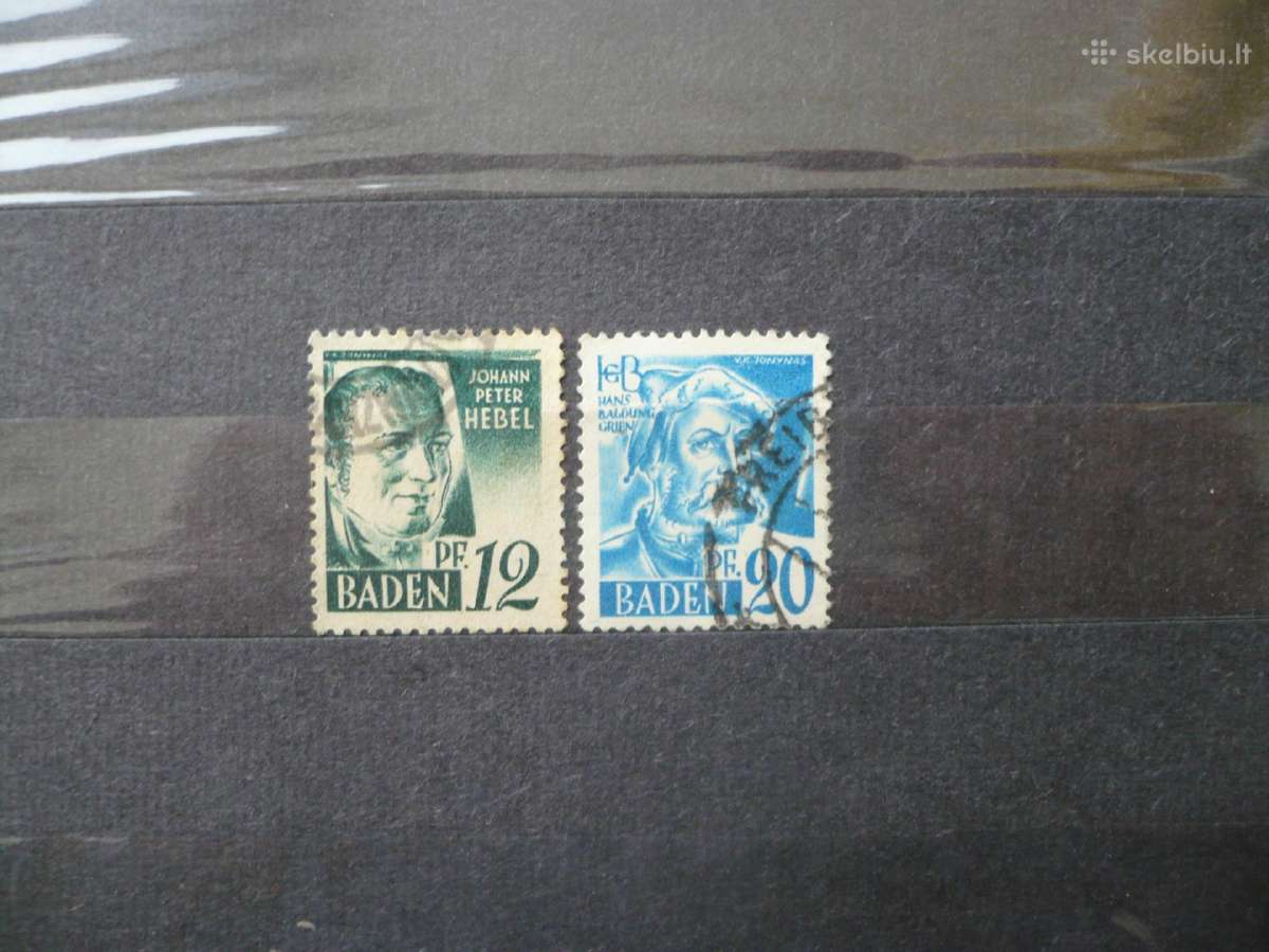 1947-1948 m Badeno asmenybės ir pažiūros