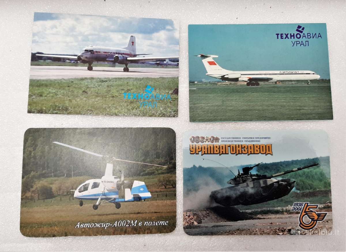 Rusiški kalendoriukai, aviacija, tankas