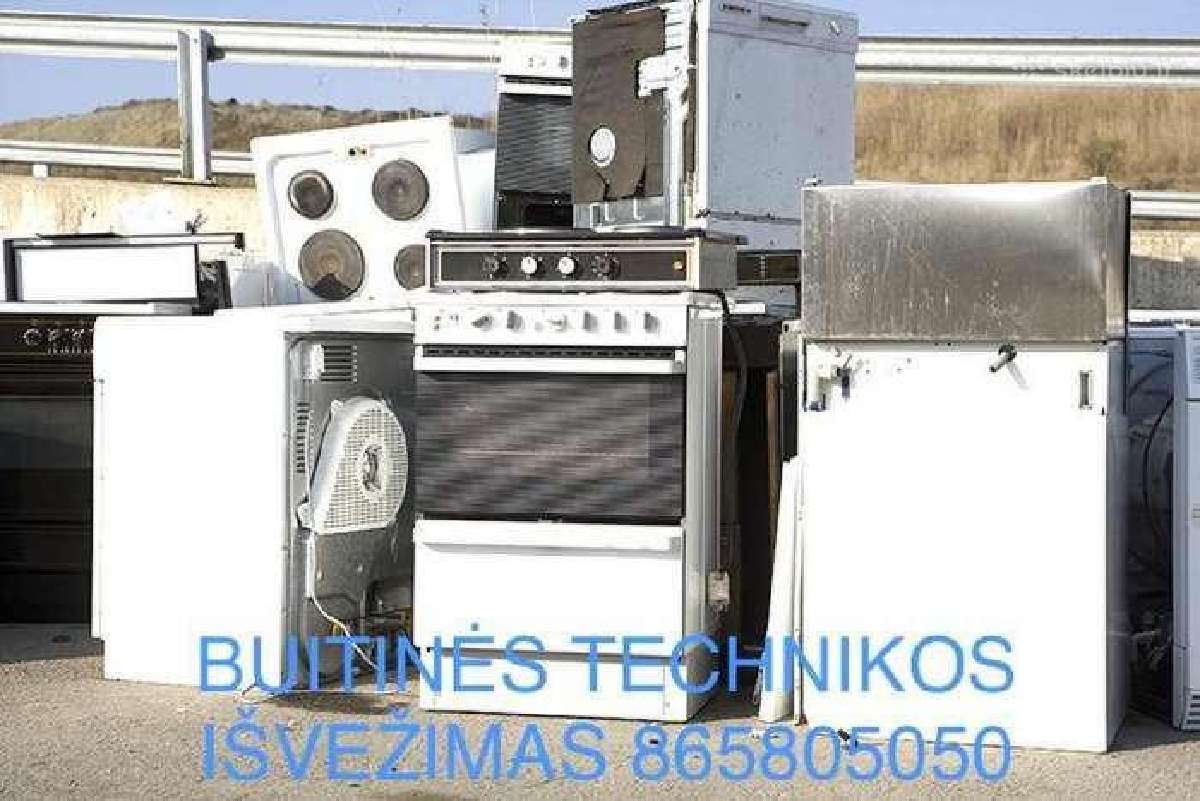 Buitinės technikos ir metalo laužo išvežimas