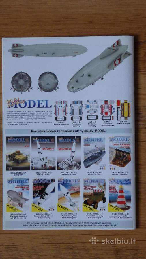 Klijuojamas dirižablio modelis "Hindenburg Lz-129" - nuotraukos Nr. 2
