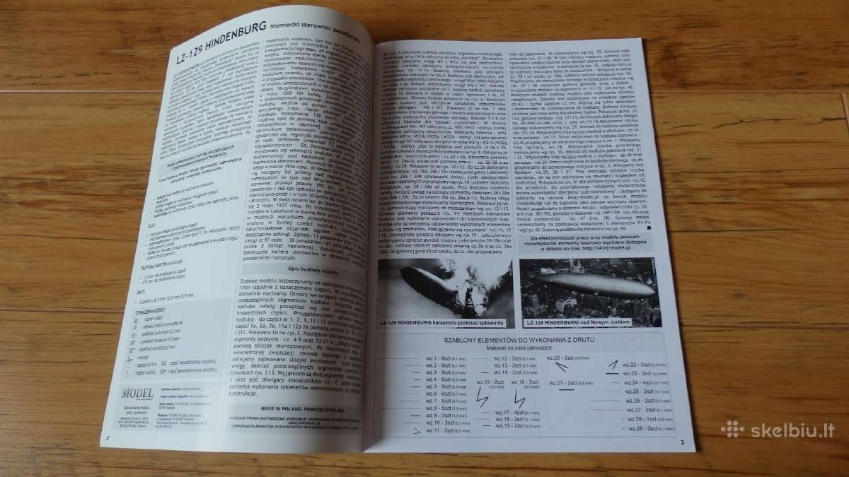Klijuojamas dirižablio modelis "Hindenburg Lz-129" - nuotraukos Nr. 3