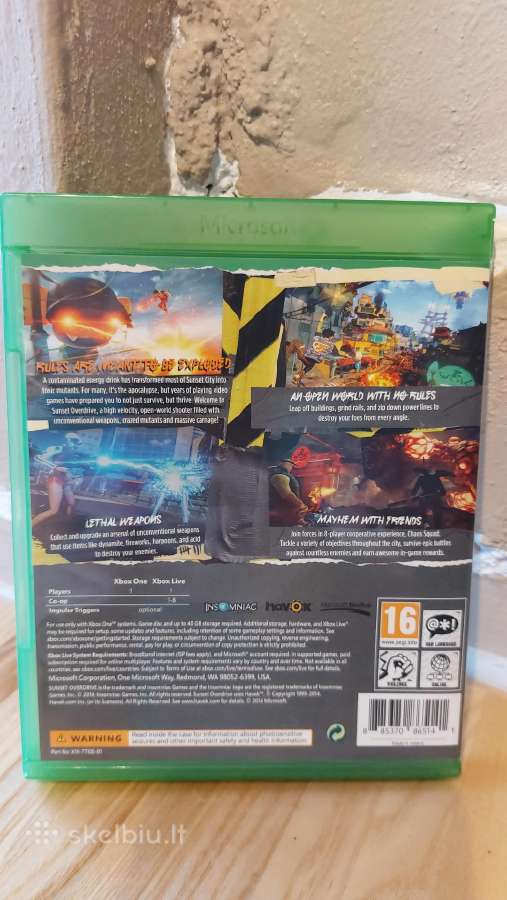 Sunset overdrive (Xbox One Game) - nuotraukos Nr. 2