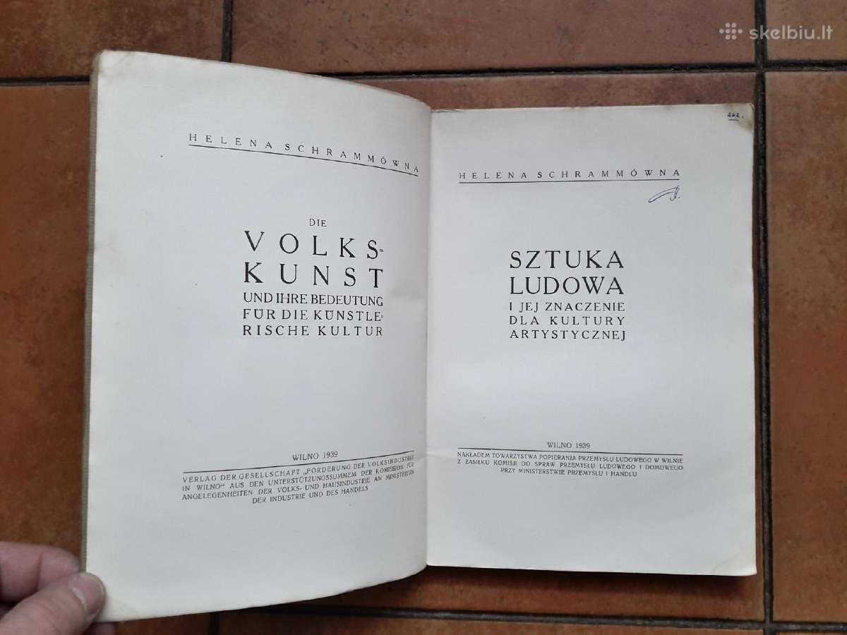 Helena Schrammowna "Sztuka ludova" Wilno 1939 m. - nuotraukos Nr. 5