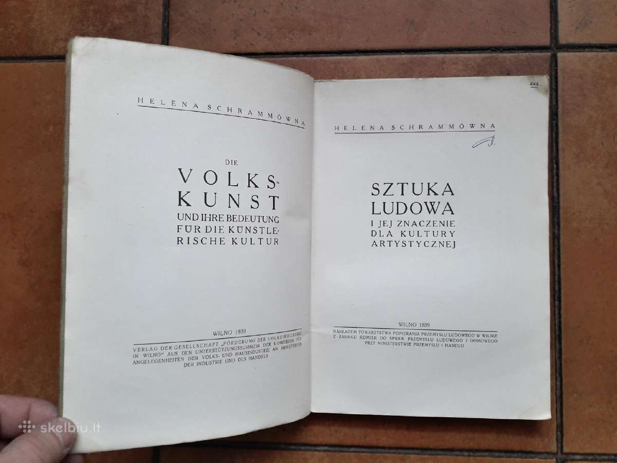 Helena Schrammowna "Sztuka ludova" Wilno 1939 rok - nuotraukos Nr. 5