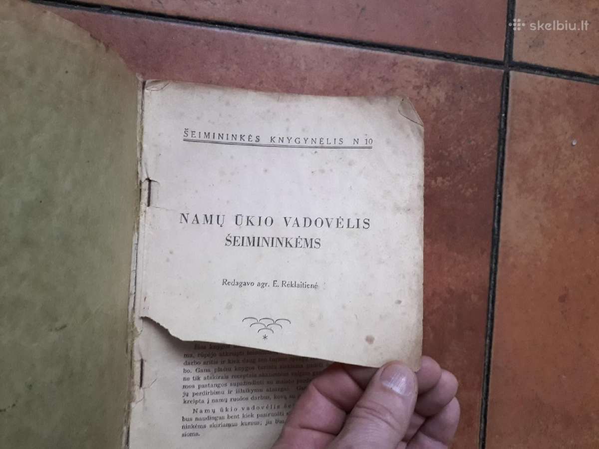 E. Rėklaitienė "Namų ūkio vadovėlis šeimininkėms" - nuotraukos Nr. 2