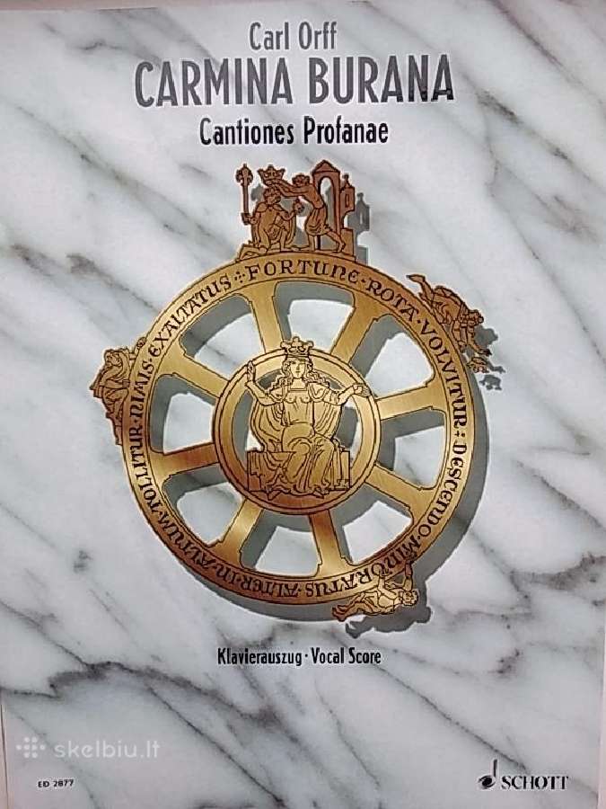 Partitūra ''Carmina Burana''