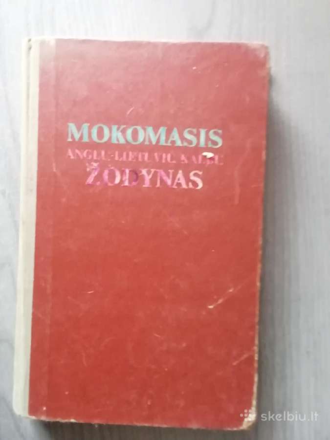 Mokomasis lietuviu anglu kalbu zodynas 1981 m