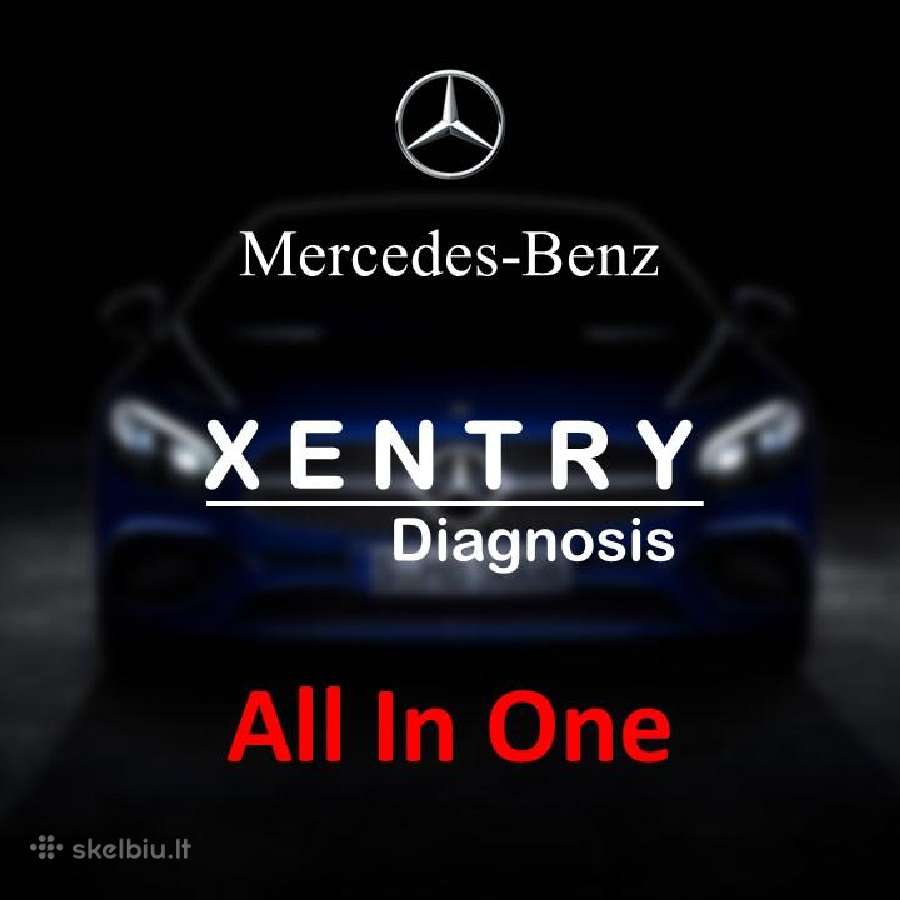 Kompiuteris su Mercedes Xentry 2025.10 programomis - nuotraukos Nr. 7