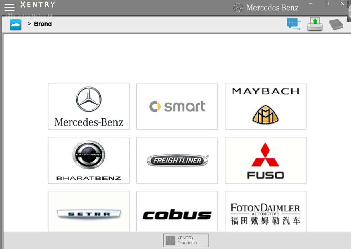Kompiuteris su Mercedes Xentry 2025.10 programomis - nuotraukos Nr. 9