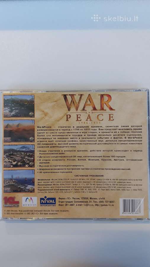 ,War and Peace ' Pc CD-rom Žaidimas - nuotraukos Nr. 3