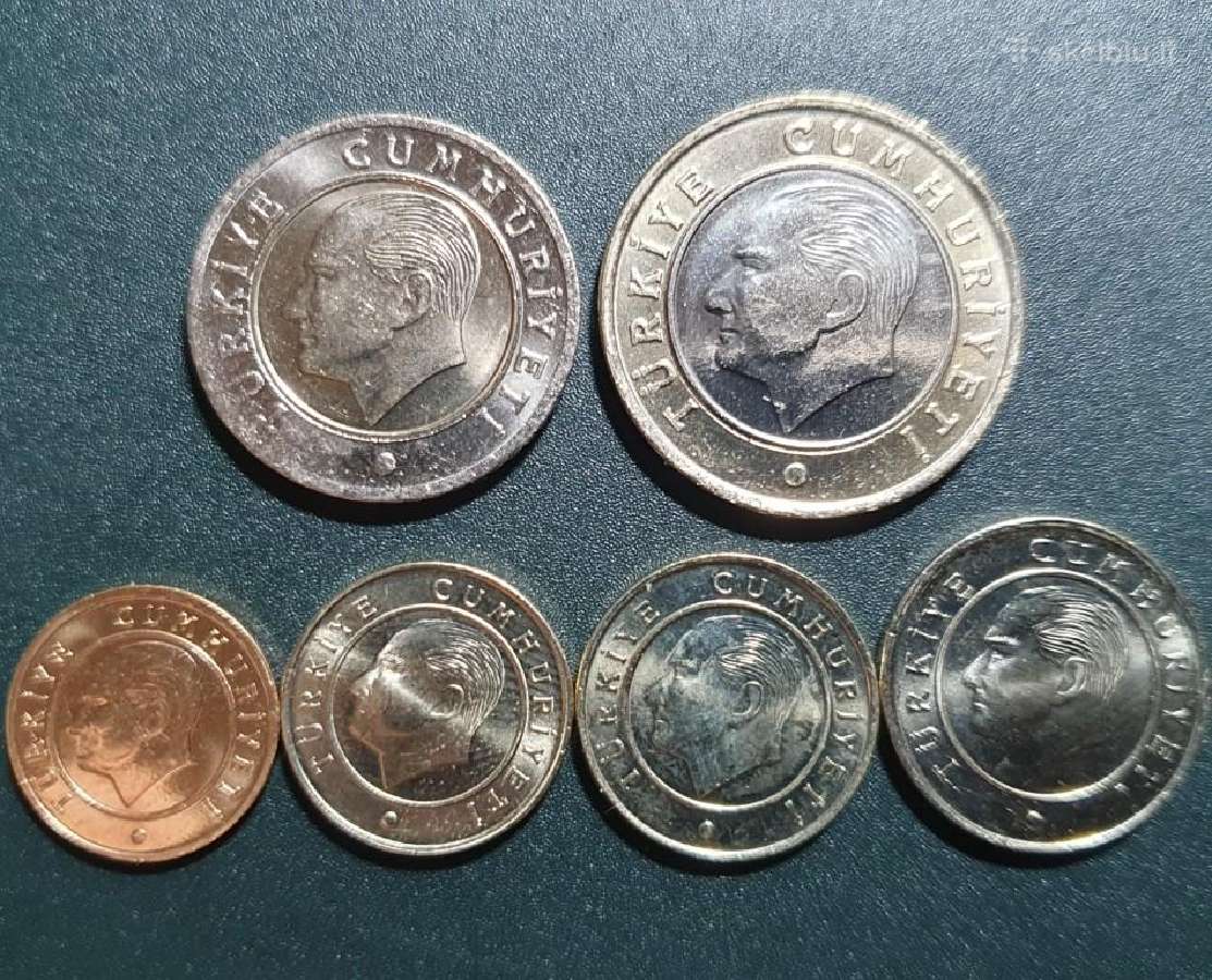 Turkija Kurų Ir Liros 6 Vnt Rinkinys, 2022 - nuotraukos Nr. 2