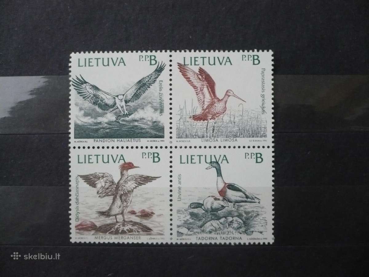 1992 m. Baltijos paukščiai, 4 blokas Mhn