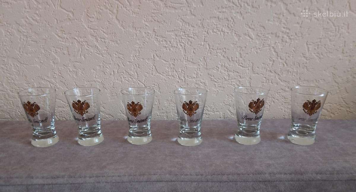 Stikliukai 2 eur. už 6 vnt., 3 eur. už 9 vnt.