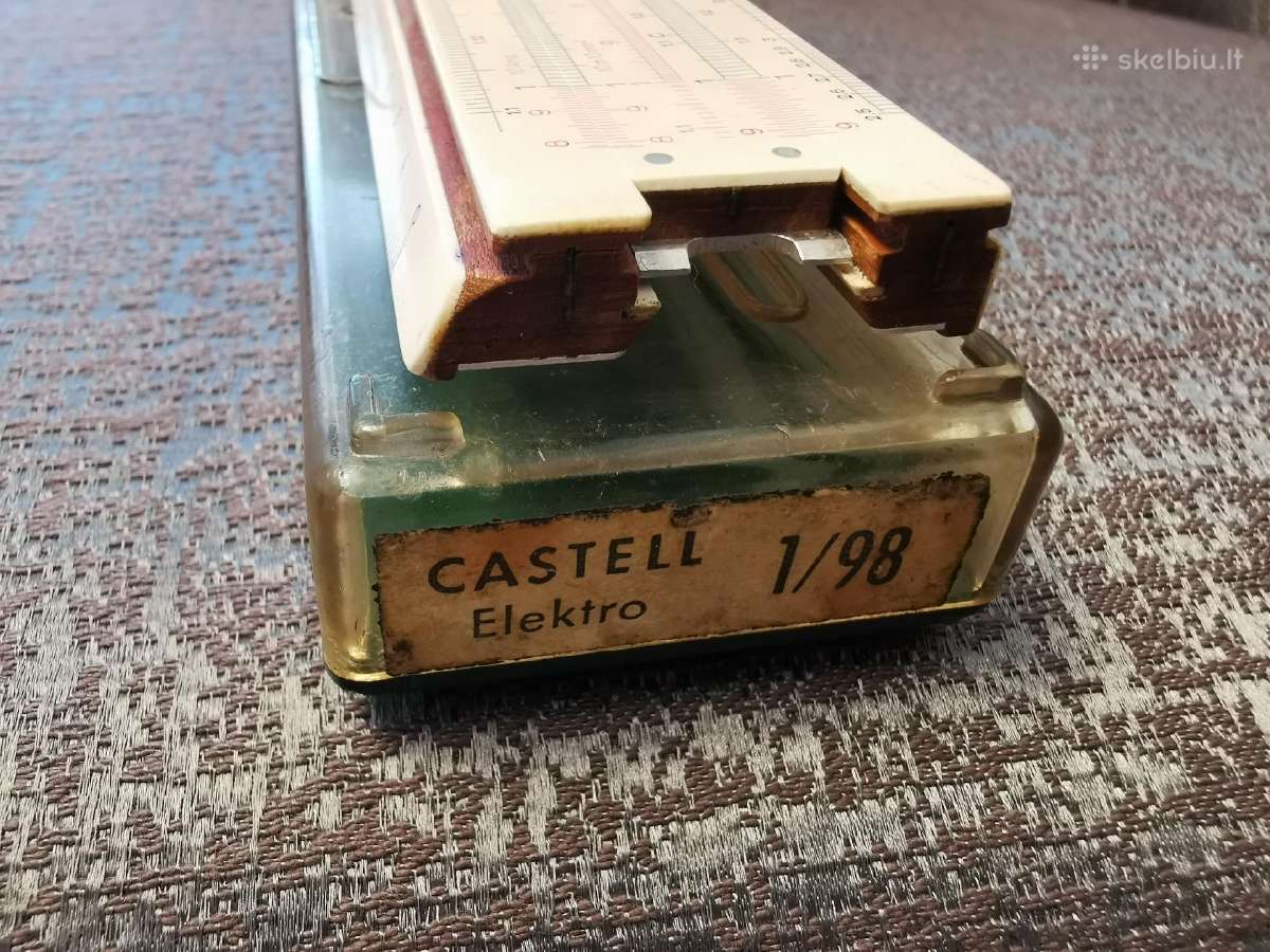 Vintažinė Faber Castell Elektro 1/98 liniuotė - nuotraukos Nr. 3