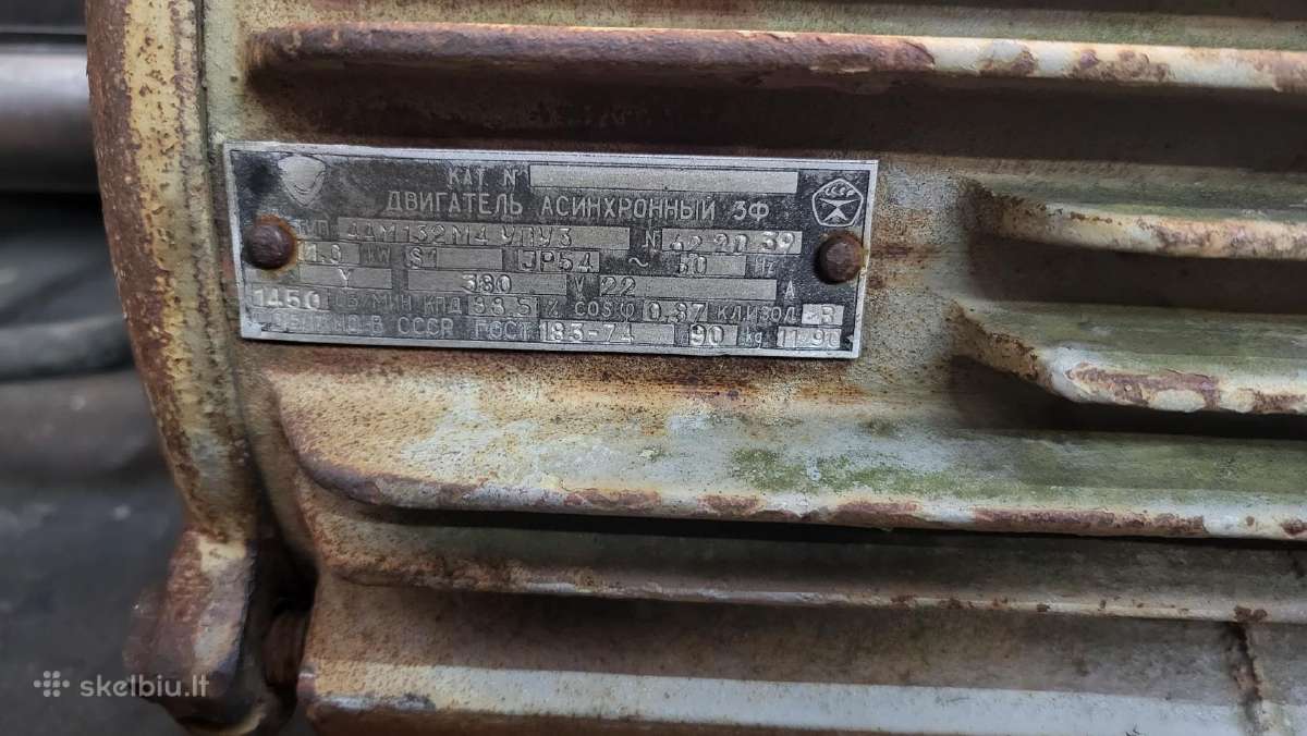 Elektros varikliai ivairiu kw ir apsisukimu. - nuotraukos Nr. 5