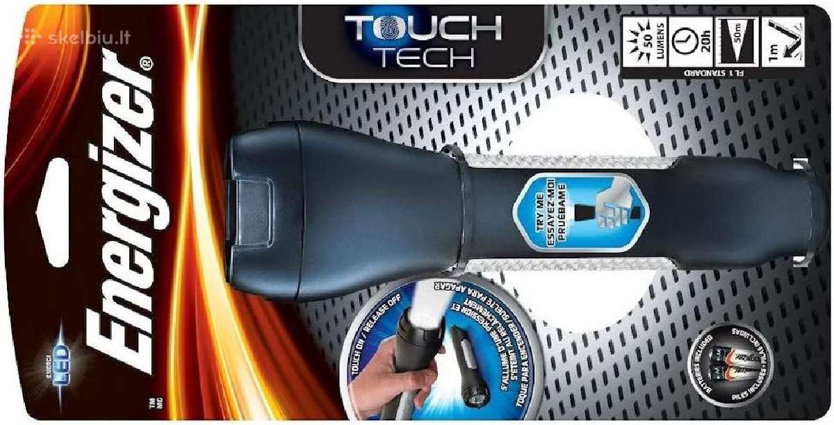 Žibintuvėlis prožektorius Energizer Touch Tech - nuotraukos Nr. 3