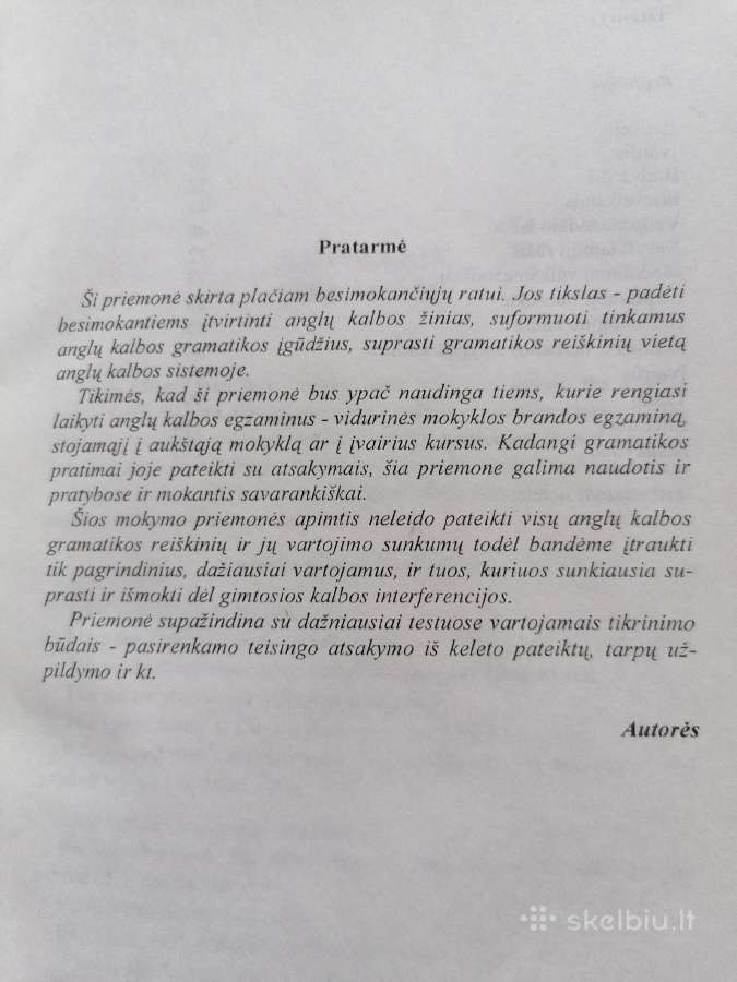 Anglų mokymosi knyga "Test your grammar" - nuotraukos Nr. 2