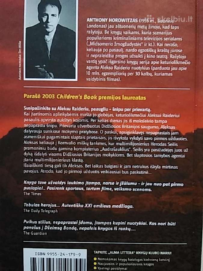 Horowitz Anthony ''Audrašauklis'' - nuotraukos Nr. 2
