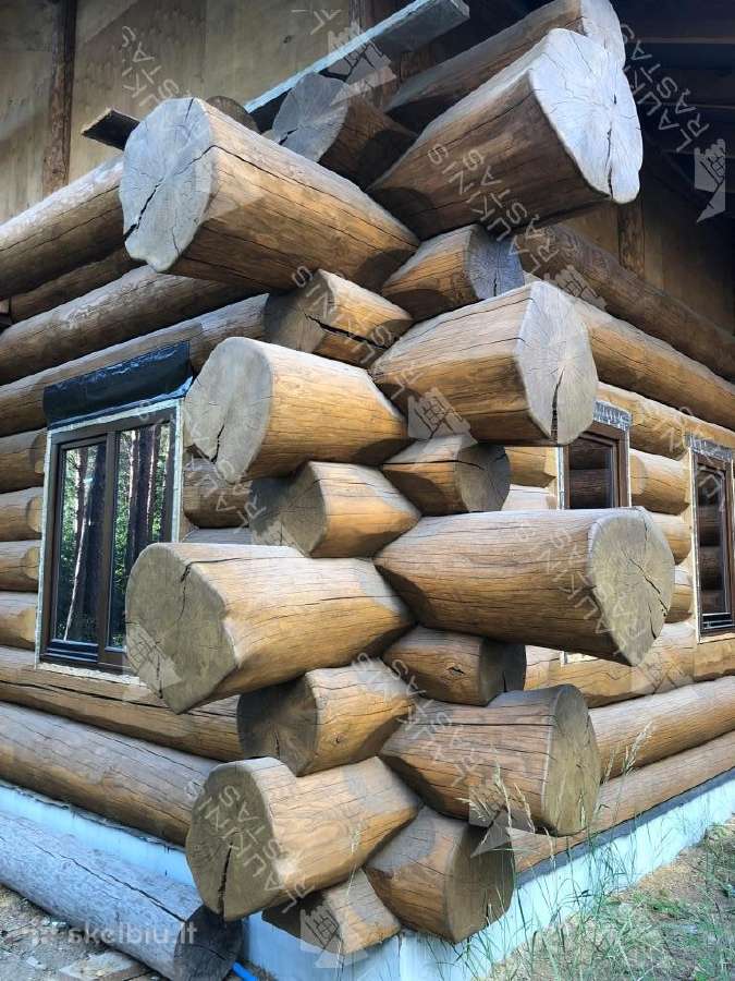 Šlifuojame, dažome rąstinius ir medinius namus - nuotraukos Nr. 3