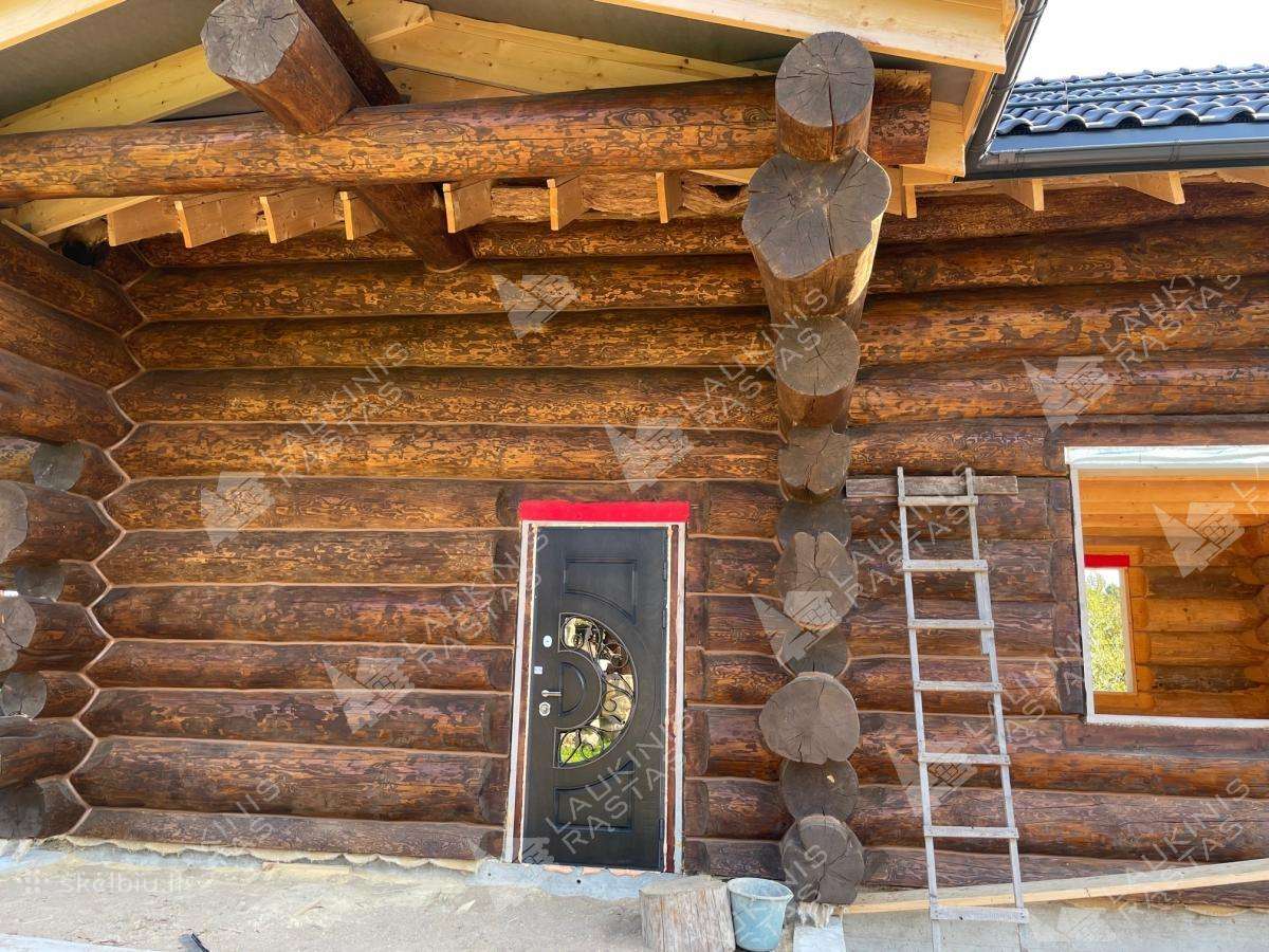 Šlifuojame, dažome rąstinius ir medinius namus - nuotraukos Nr. 5