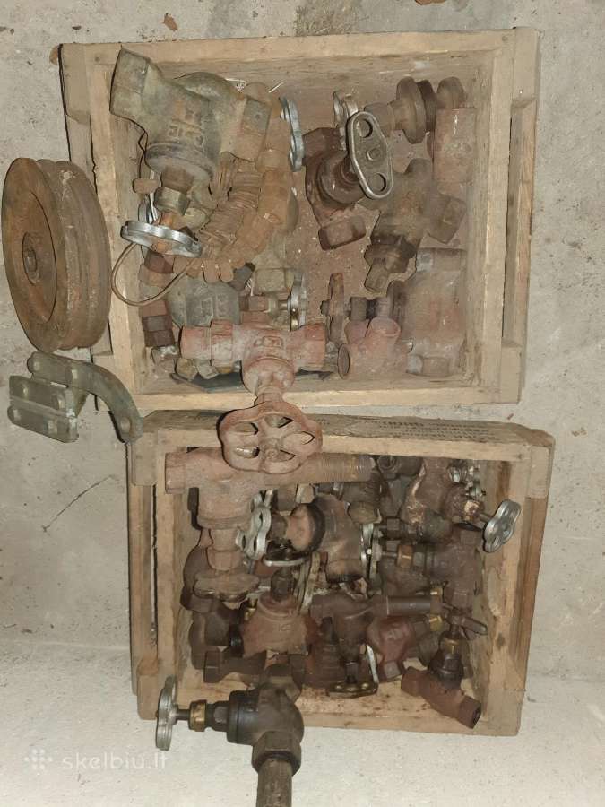 Santechninė armatūra, ventiliai, sujungimai, vamzd