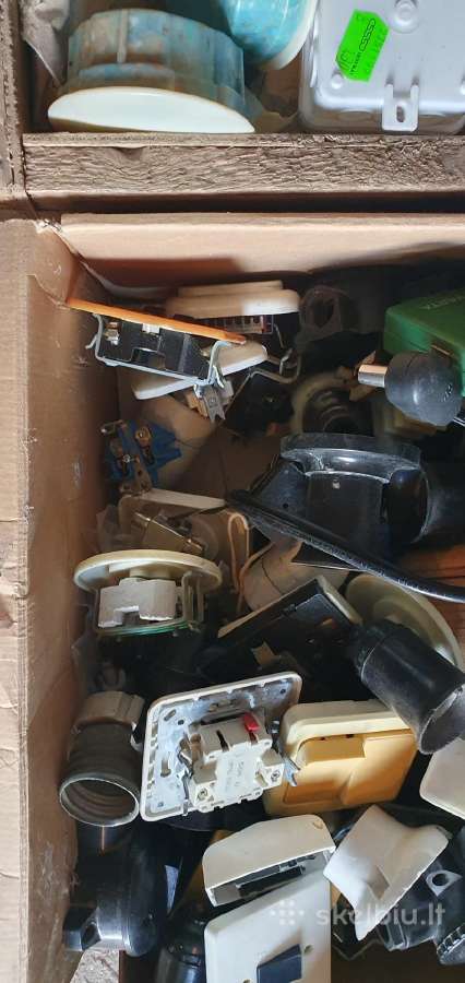 Elektros instaliacija, dėžutės, rozetės,jungikliai - nuotraukos Nr. 5