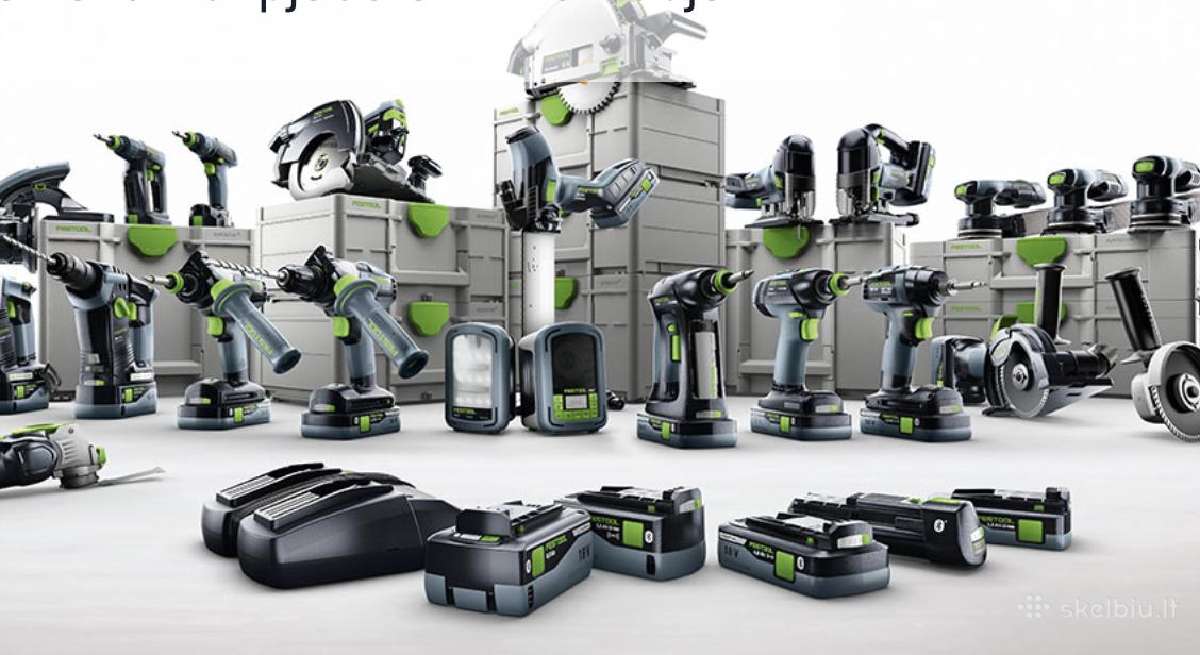Festool nauji įrankiai ir priedai - nuolaidos - nuotraukos Nr. 3