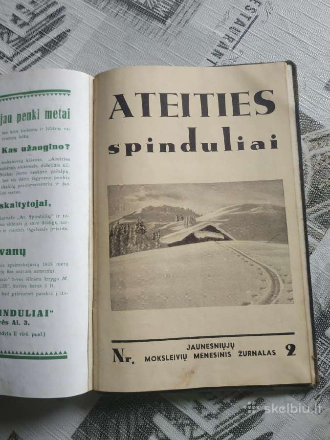 1933 m. jaunesniųjų moksleivių mėnesinis žurnalas - nuotraukos Nr. 6