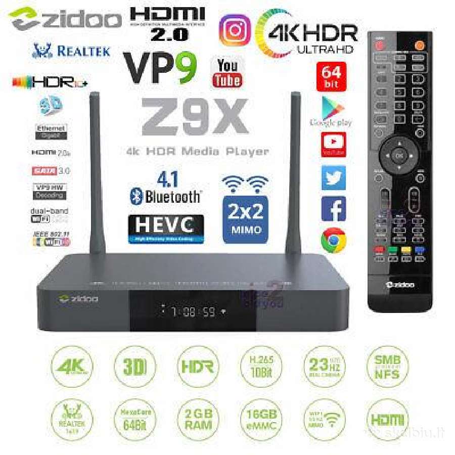 Parduodu media player Zidoo Z9x - nuotraukos Nr. 3