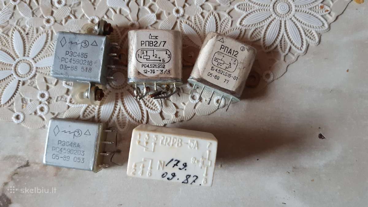 Radisto sandėliuko valymas. Radiodetalės.