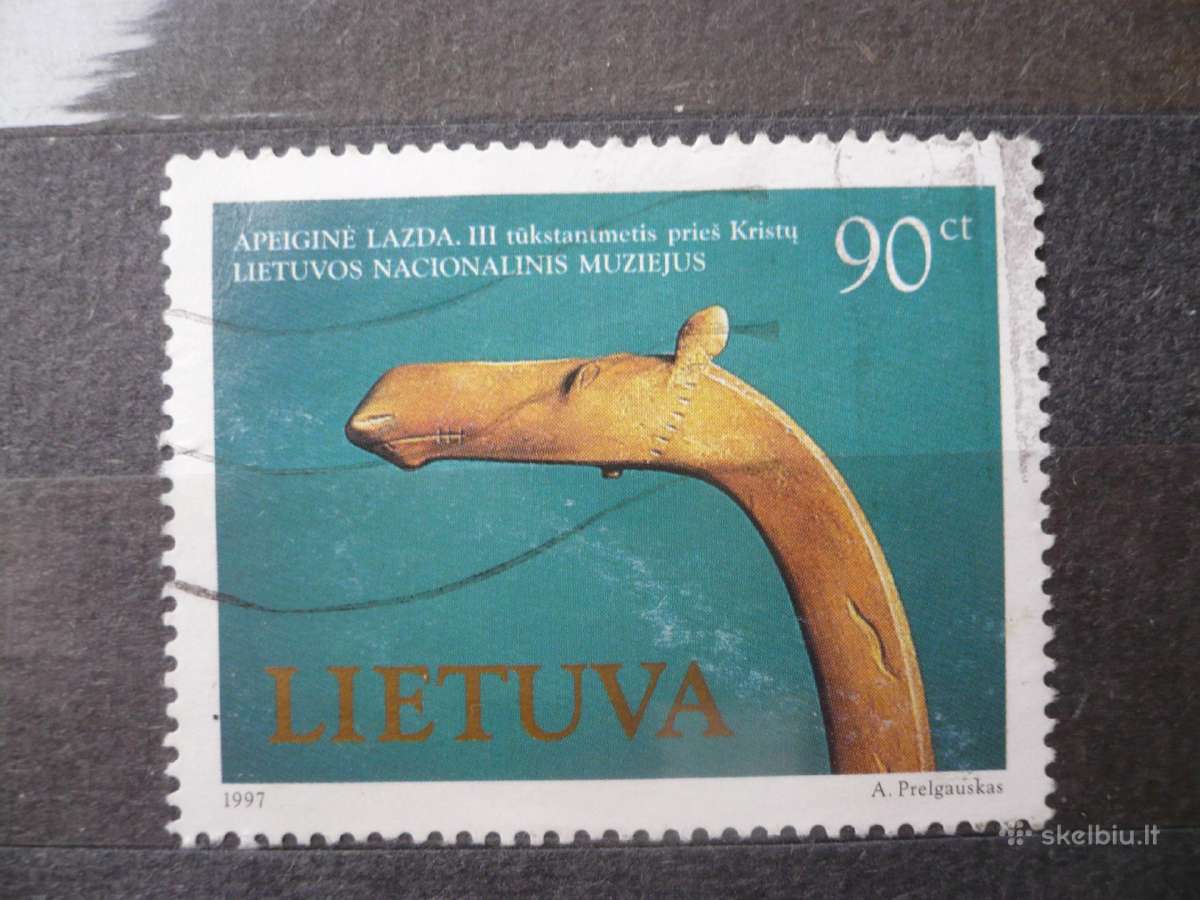 1997 Muziejaus eksponatai – Briedžio ragas