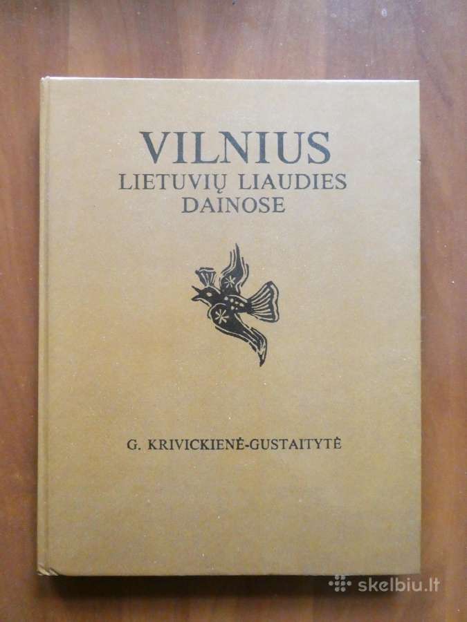 Knyga Vilnius lietuvių liaudies dainose