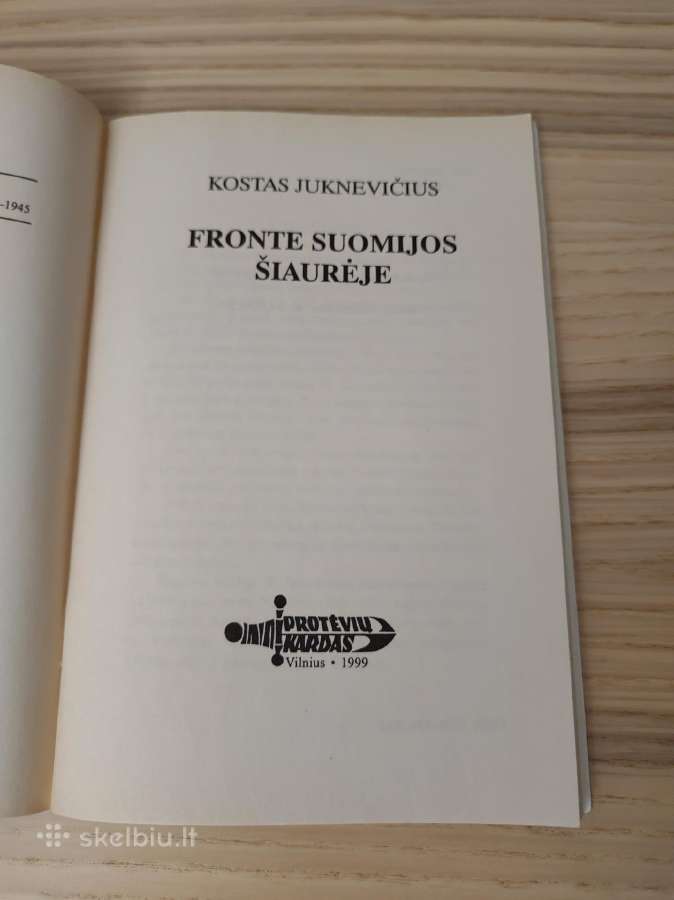 Knyga. Fronte Suomijos šiaurėje - nuotraukos Nr. 2