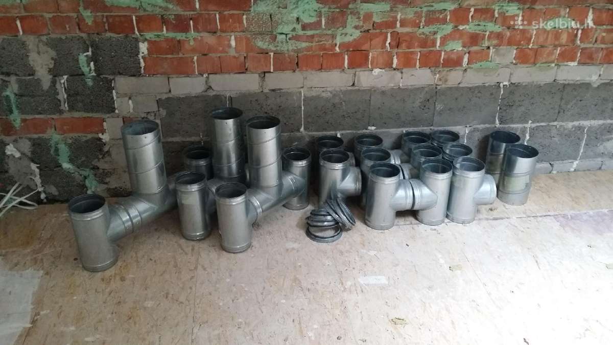 Cinkuotos skardos ortakių dalys d160 ir d150