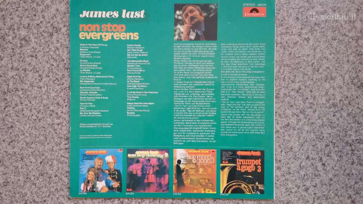 Vinilas Džeimso Lasto orkestras leidimas polydor - nuotraukos Nr. 3