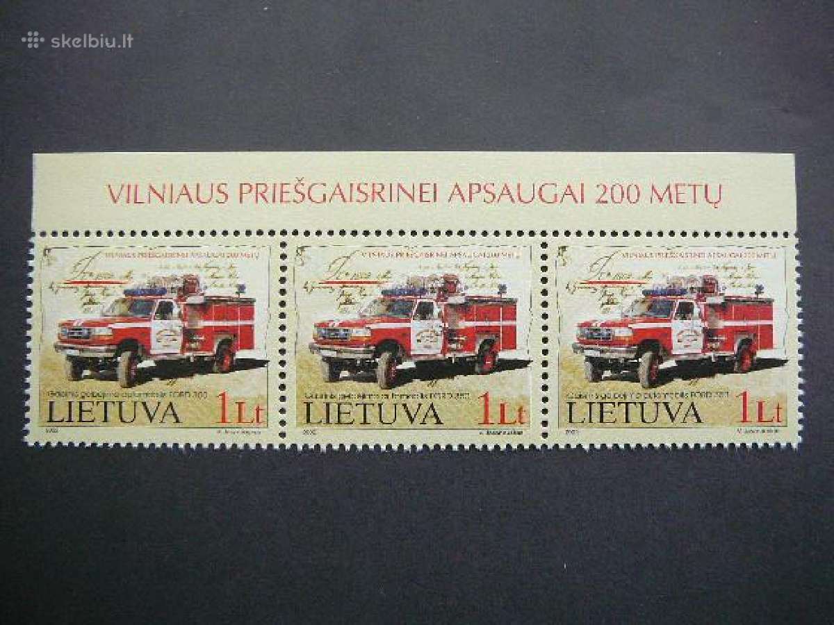 Lietuva 2002 Gaisrines lit793s1