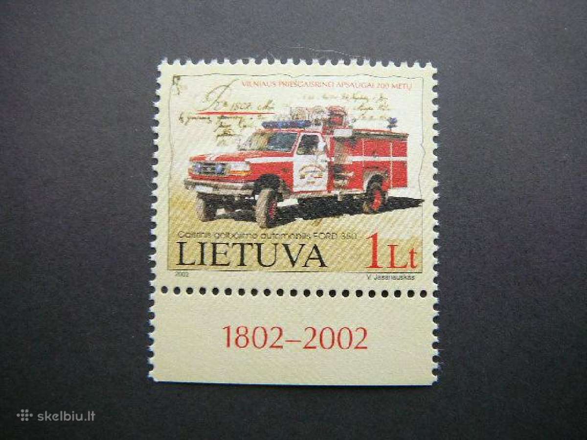 Lietuva 2002 Gaisrines lit793s7